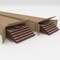Ekena Millwork 48H x 1/4T Adjustable Wood Slat Wall Panel Kit w/ 1W Slats, Walnut contains 42 Slats SWW84X48X0250WA - alternate 3